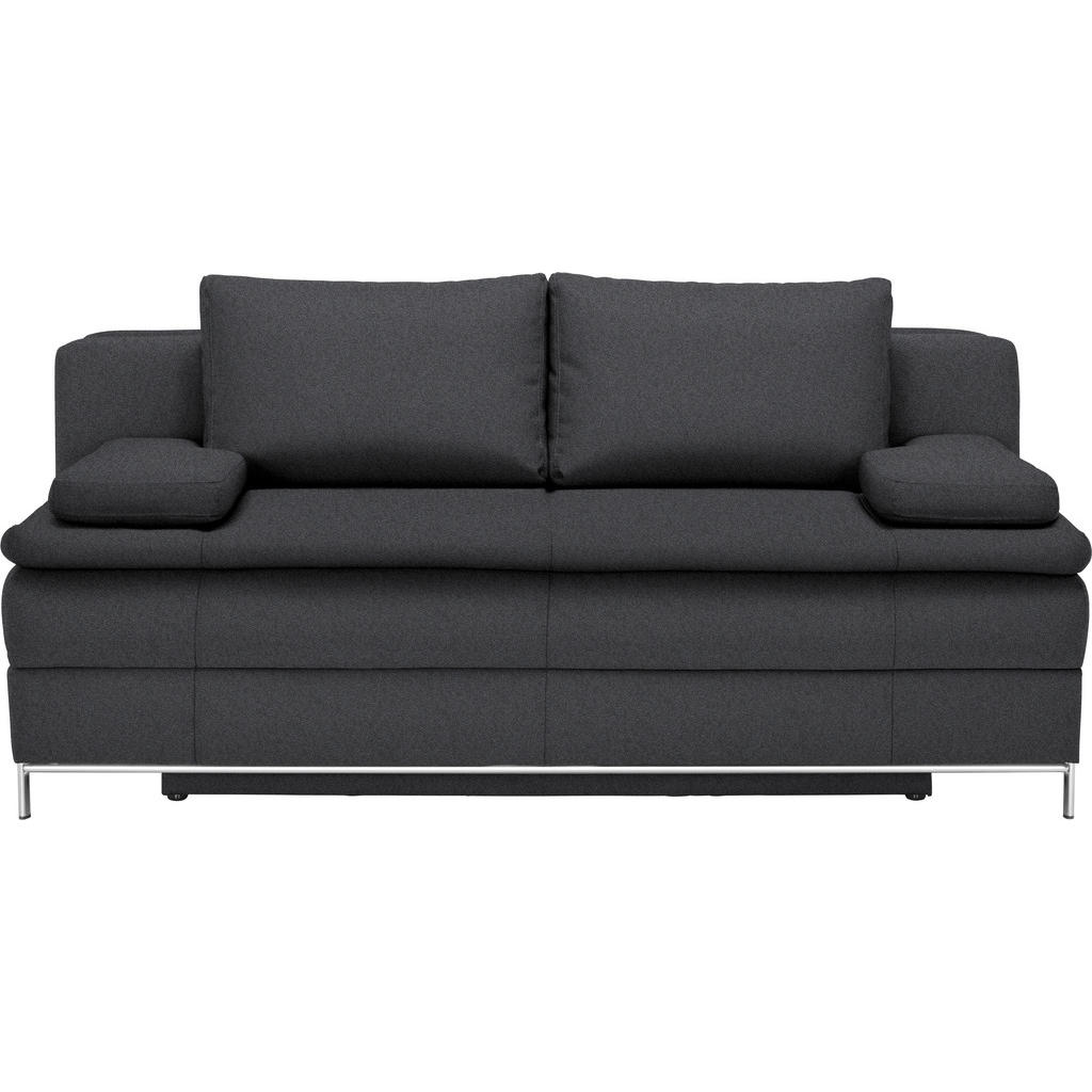 BOXSPRINGBANK, antraciet textiel