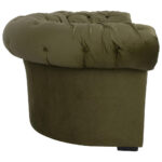 CHESTERFIELD ARMSTOEL, olijfgroen textiel thumbnail 3