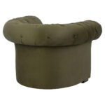 CHESTERFIELD ARMSTOEL, olijfgroen textiel thumbnail 4