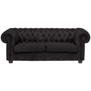CHESTERFIELD BANK, antraciet textiel
