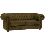 CHESTERFIELD BANK, kaki textiel thumbnail 5