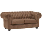 CHESTERFIELD BANK, bruin textiel thumbnail 4