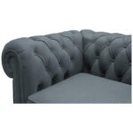CHESTERFIELD BANK, grijsblauw textiel thumbnail 6