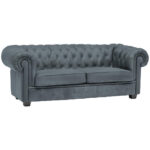 CHESTERFIELD BANK, grijsblauw textiel thumbnail 6