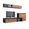 DAILY SHELF, grafietkleuren, wotan eiken