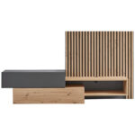 DAILY SHELF, grijs, ambachtelijk eiken thumbnail 1