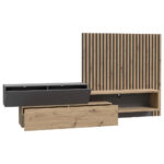 DAILY SHELF, grijs, ambachtelijk eiken thumbnail 5