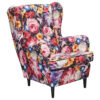 Fauteuil, veelkleurig textiel