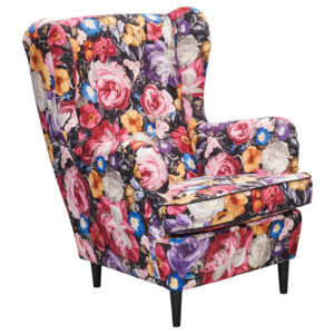 Fauteuil, veelkleurig textiel