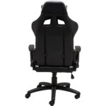 GAMING STOEL metaal, kunststof, textiel zwart, wit thumbnail 3