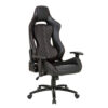 GAMING STOEL metaal, kunststof, textiel zwart