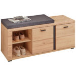 GARDEROBE BANK, eikenkleur, herfstkleur thumbnail 1
