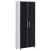 GARDEROBE antraciet, wit