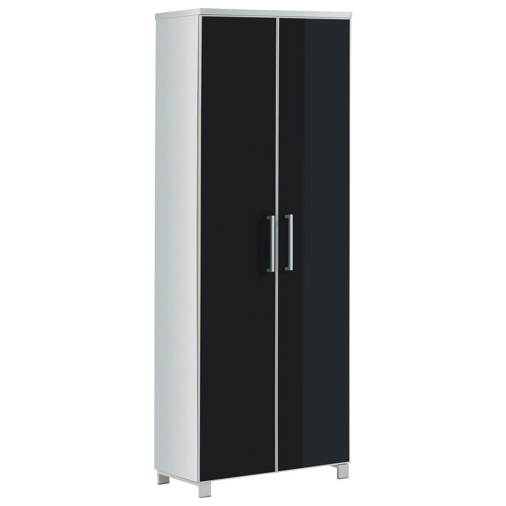 GARDEROBE antraciet, wit