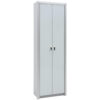 GARDEROBE wit, aluminiumkleur