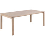EETTAFEL, eikenkleurig gefineerd eiken thumbnail 1