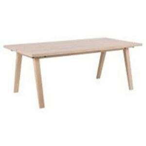 EETTAFEL, eikenkleurig gefineerd eiken