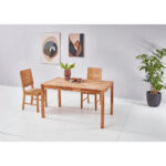 EETTAFEL, eikenkleurig eikenhout thumbnail 3