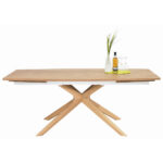 EETTAFEL, gefineerd, massief verouderd hout, eikenkleurig eiken thumbnail 5