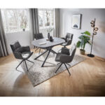EETTAFEL, antraciet, zwart thumbnail 2
