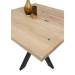 EETTAFEL, massief zwart eiken, eikenkleur thumbnail 3