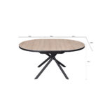 EETTAFEL, zwart, amberkleur thumbnail 3