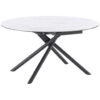 EETTAFEL, zwart, wit