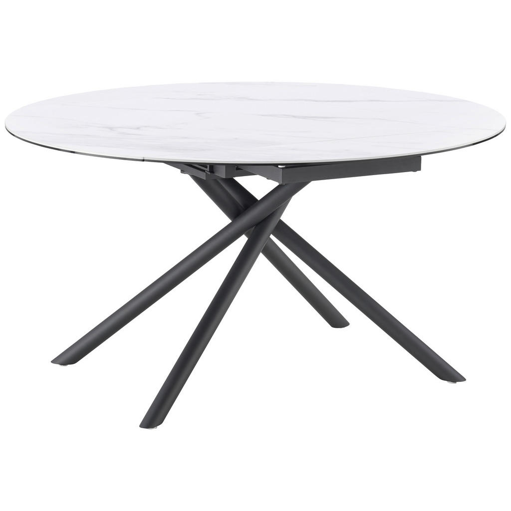 EETTAFEL, zwart, wit