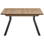 EETTAFEL, zwart, ambachtelijk eiken thumbnail 3