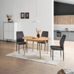 EETTAFEL, massief wild eiken wild eiken thumbnail 2
