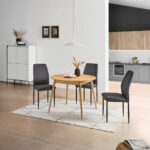 EETTAFEL, massief wild eiken wild eiken thumbnail 4