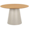 EETTAFEL, grijs gefineerd eiken, eikenkleur