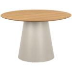 EETTAFEL, grijs gefineerd eiken, eikenkleur thumbnail 1