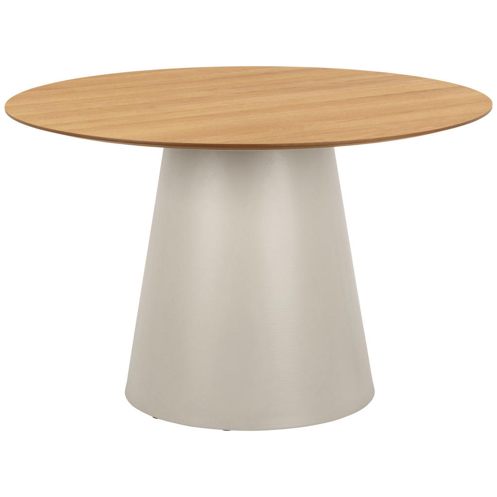 EETTAFEL, grijs gefineerd eiken, eikenkleur