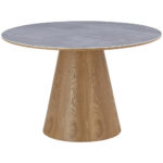 EETTAFEL, grijs gefineerd eiken, eikenkleur thumbnail 2