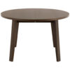EETTAFEL, donkerbruin gefineerd eiken