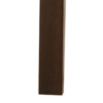 EETTAFEL, donkerbruin gefineerd eiken thumbnail 6