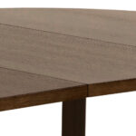EETTAFEL, donkerbruin gefineerd eiken thumbnail 7
