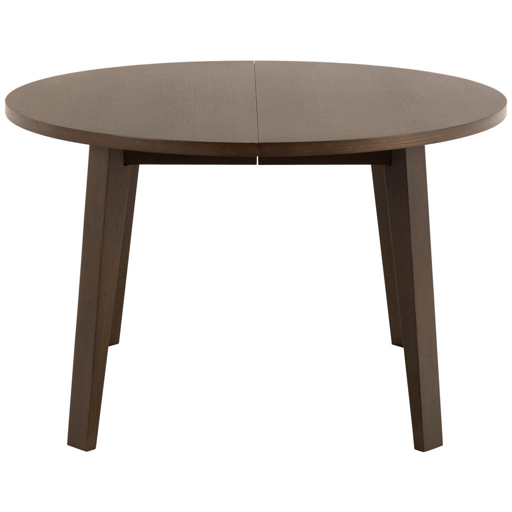EETTAFEL, donkerbruin gefineerd eiken