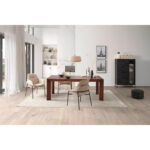 EETTAFEL, massief mangohout donkerbruin thumbnail 2