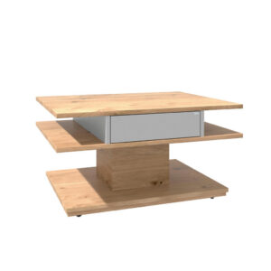 CLUBTAFEL, wit, wild eiken