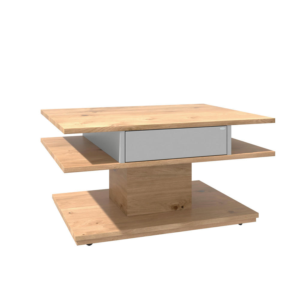 CLUBTAFEL, wit, wild eiken