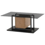 CLUBTAFEL, zwart, eikenkleur thumbnail 4