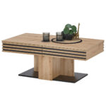 CLUB TAFEL, zwart, ambachtelijk eiken thumbnail 5