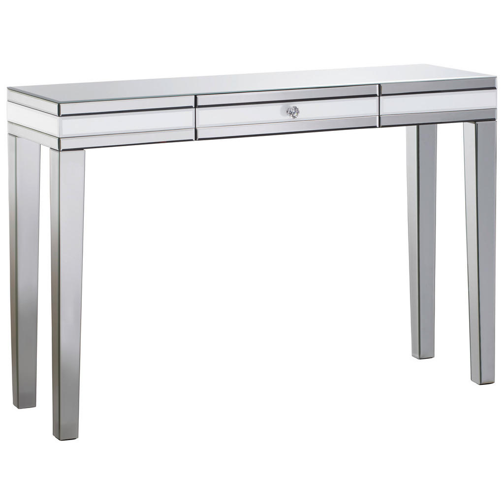 CONSOLETAFEL, 120/80/35,5 cm, zilverkleur