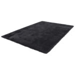 Fleece Velvet Grafiet 160/230 cm getuft grafietkleur thumbnail 4