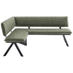HOEKBANK, metaal, textiel groen, zwart thumbnail 1