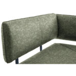 HOEKBANK, metaal, textiel groen, zwart thumbnail 4