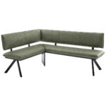 HOEKBANK, metaal, textiel groen, zwart thumbnail 5