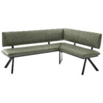 HOEKBANK, metaal, textiel groen, zwart thumbnail 4